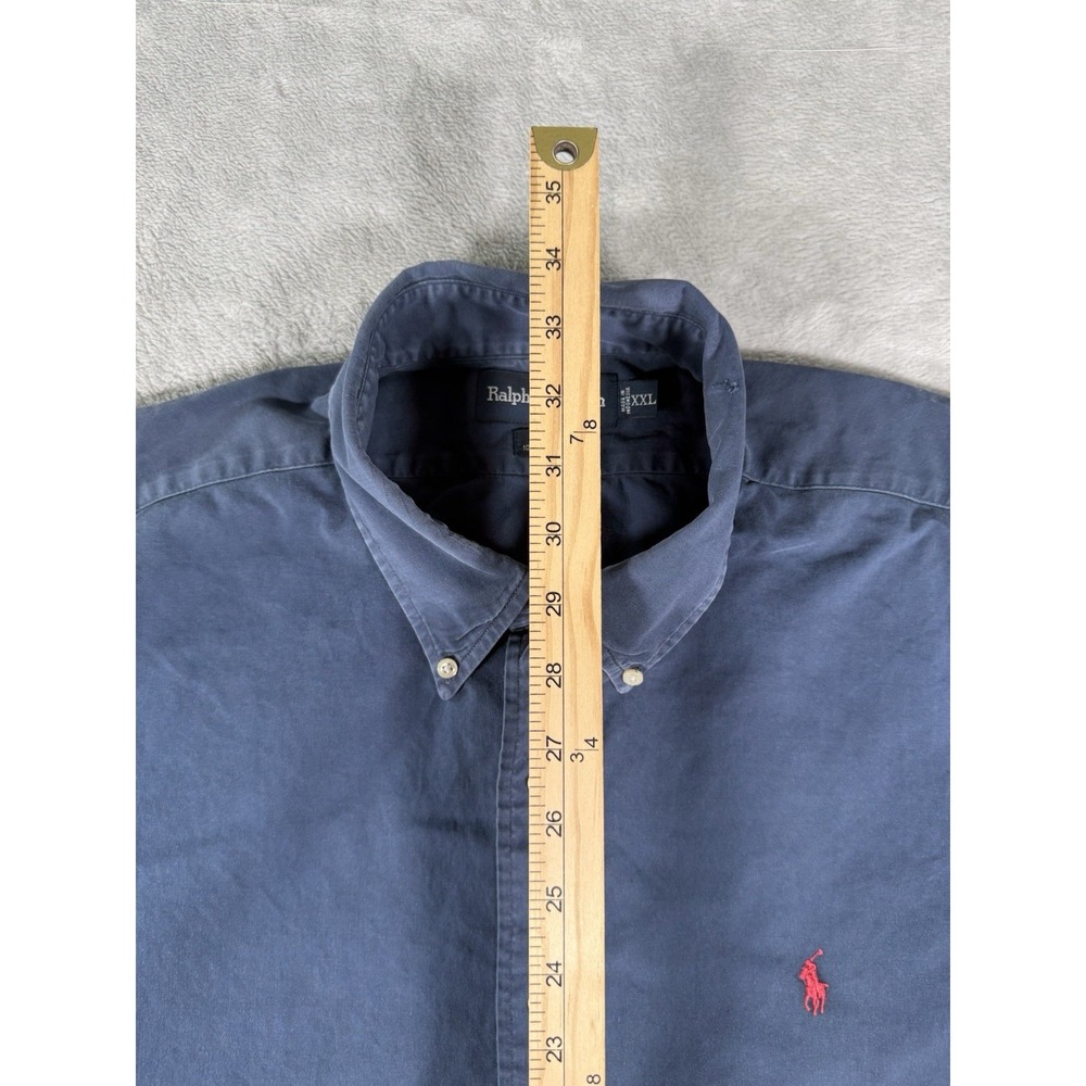 Ralph Lauren Shirt Mens 2XL Blue Blaire Short Sleeve Button Up - Picture 11 of 14